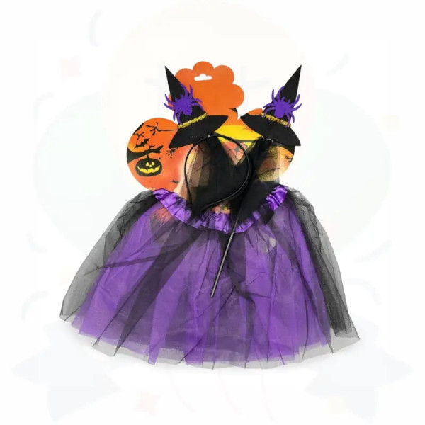 SET INFANTIL HALLOWEEN - BRUJITA
