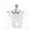 FANTASMA COLGANTE CON SONIDO - BLANCO