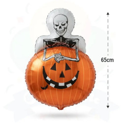 Globos Calabaza + Esqueleto | COTIMAGIC - Tu tienda de cotillón