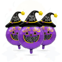 Globos Calabaza Con Sombrero | COTIMAGIC - Tu tienda de cotillón