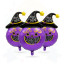 Globos Calabaza Con Sombrero | COTIMAGIC - Tu tienda de cotillón