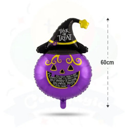 Globos Calabaza Con Sombrero | COTIMAGIC - Tu tienda de cotillón