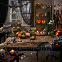 Velas Led Mano Esqueleto Halloween | COTIMAGIC - Tu tienda de cotillón
